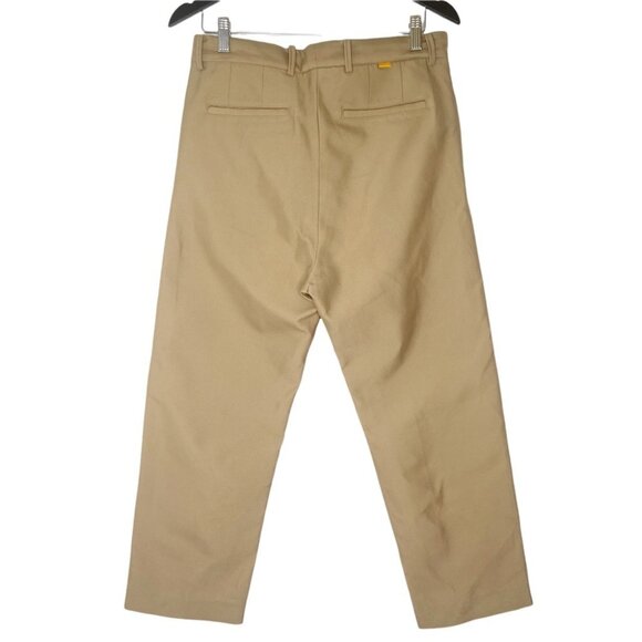 New Union Los Angeles khaki beige flat front pants - Picture 4 of 9